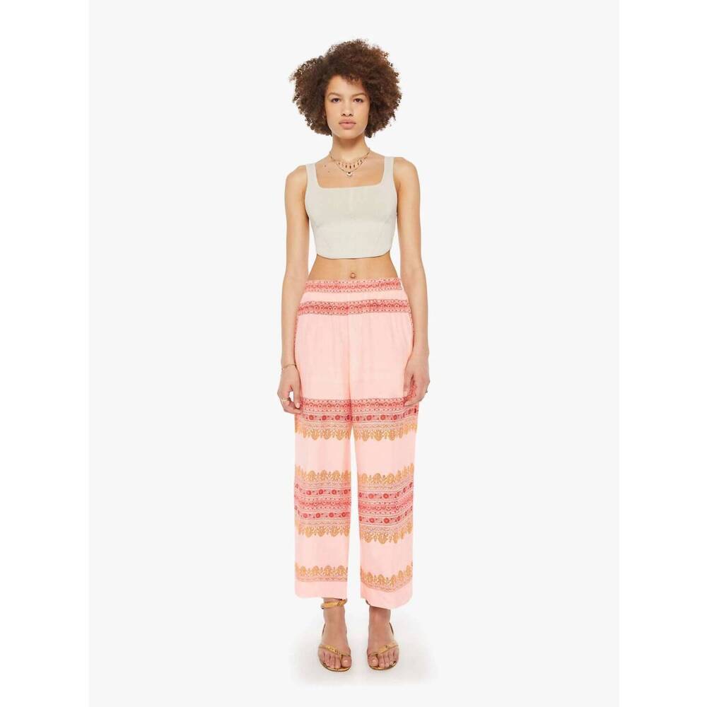NEW ALIX OF BOHEMIA otto wide leg pants in pink